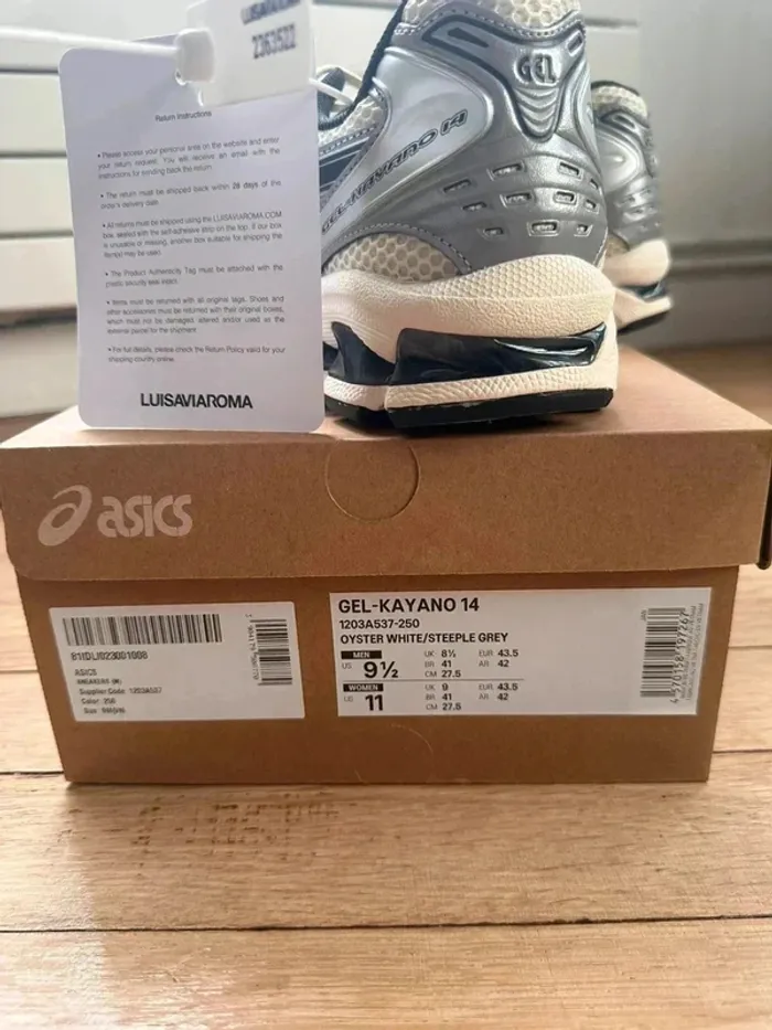 Asics Gel Kayano 14 Grise taille 43,5 - photo numéro 7