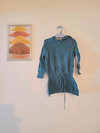 Robe pull verte foncé "MEXX" taille 2 ans