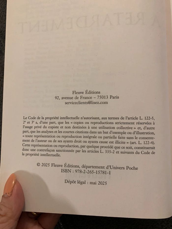 Livre à retardement Franck Thilliez - photo numéro 5
