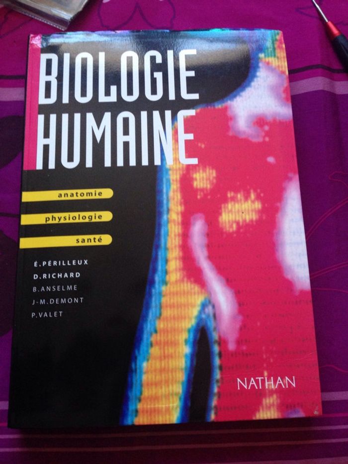 Livre biologie humaine Nathan