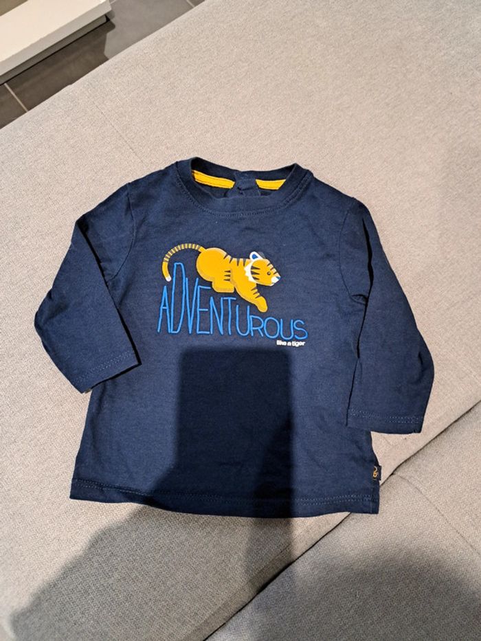 T-shirt manche longue obaibi 3 mois