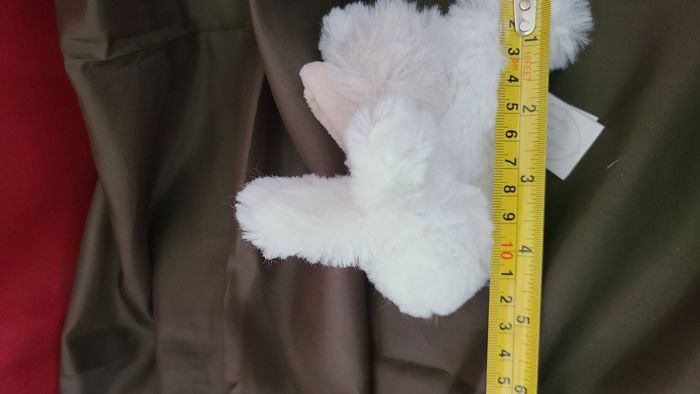 Peluche Lapin Blanc Ma Petite Taupe Bonbon doudou et compagnie - photo numéro 4