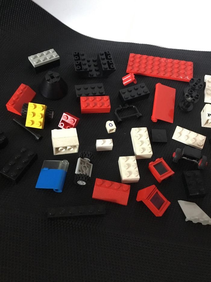 Lego vintage petit lot pièces briques de rechange vrac en l’état à nettoyer - photo numéro 6
