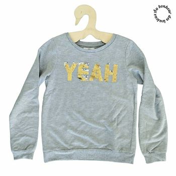 11-12 ans sweat tex a sequin