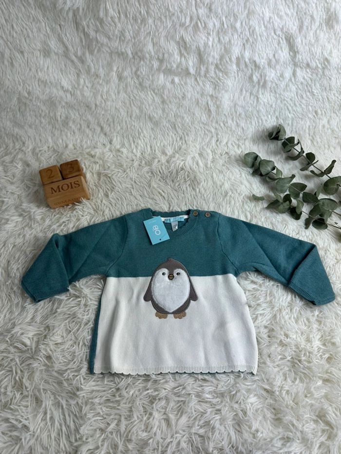 Pull pingouin obaibi taille 23 mois