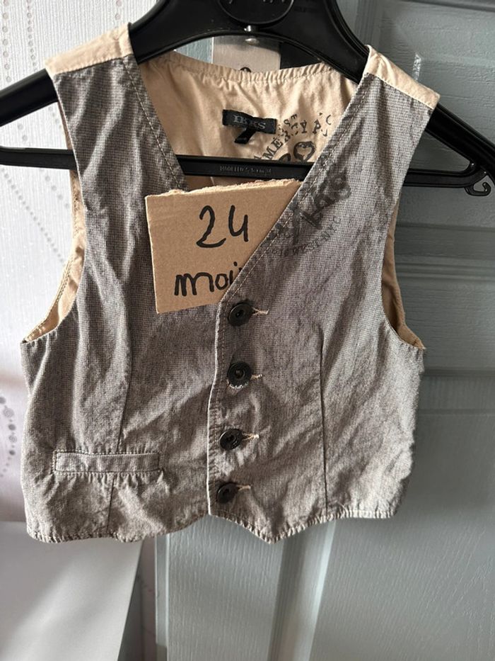 Magnifique gilet de cérémonie sans manches IKKS 2 ans - photo numéro 7