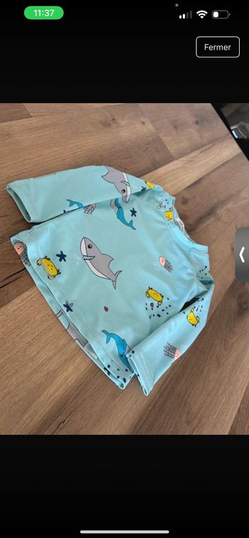 Haut de maillot de bain  anti uv
