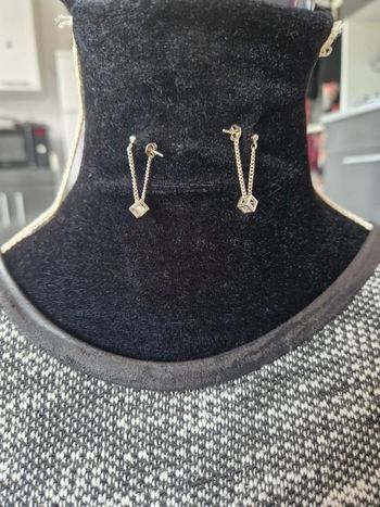 Sublime petites boucles d'oreilles femme
