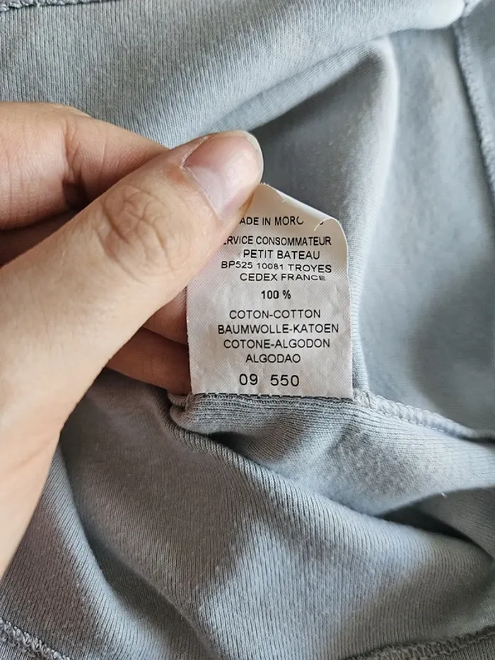 T-shirt à manches courtes garçon - 10 ans (138cm) - Petit Bateau - Bleu - photo numéro 4