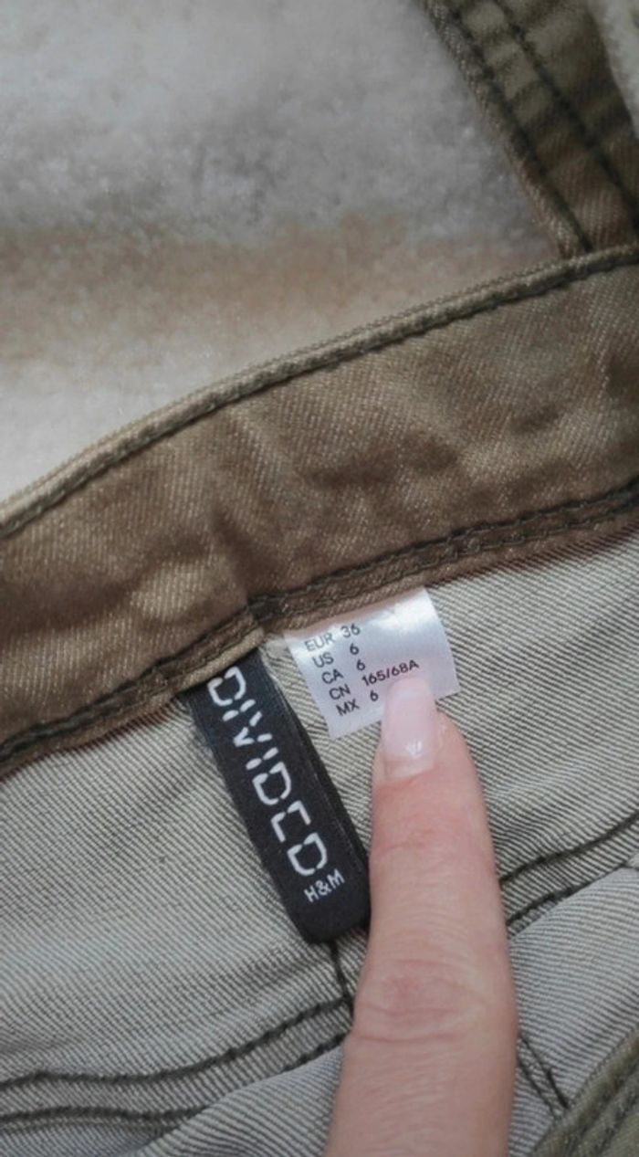 Salopette kaki Divided H&M 36 - photo numéro 5
