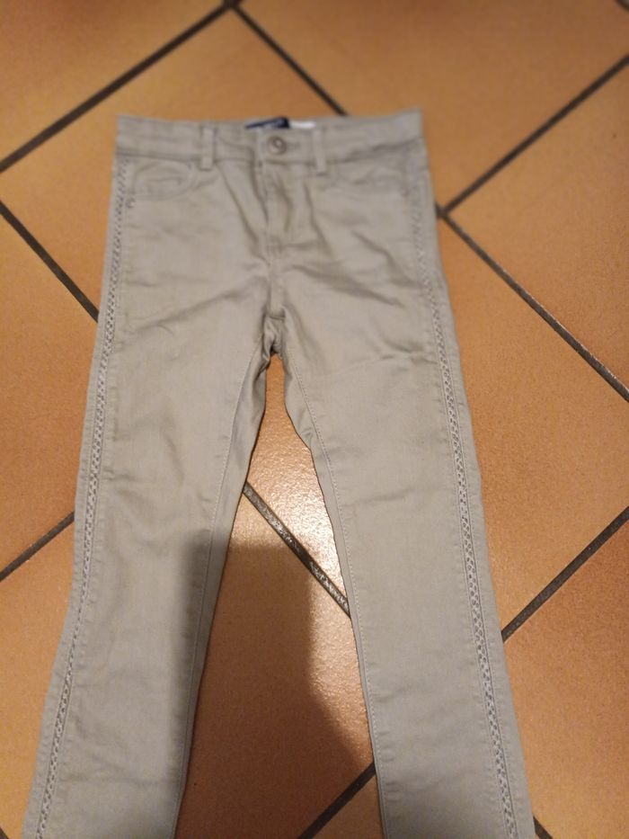 Pantalon okaïdi skinny 6 ans kaki réglable - photo numéro 2