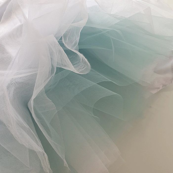 Justaucorps brassière+ tutu long vert d'eau - photo numéro 8