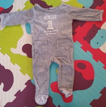 Pyjama velours 3 mois