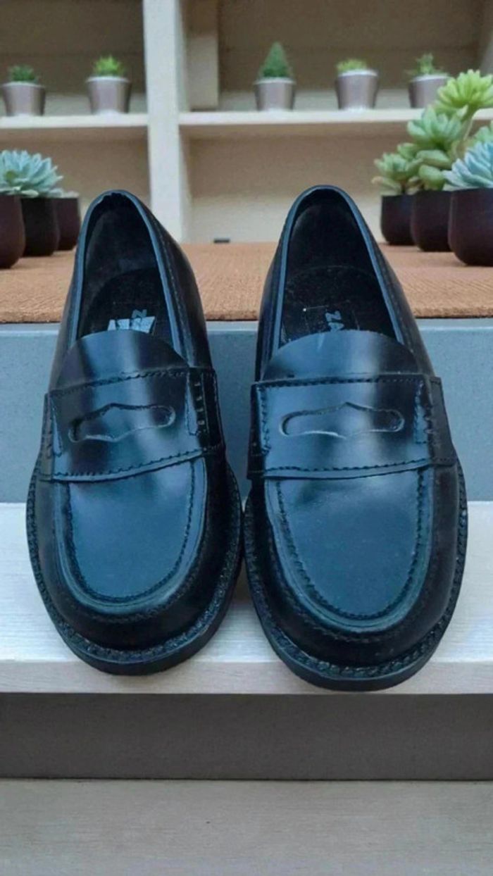 Chaussures noir 🌹 28 🌹 fabrication française - photo numéro 3
