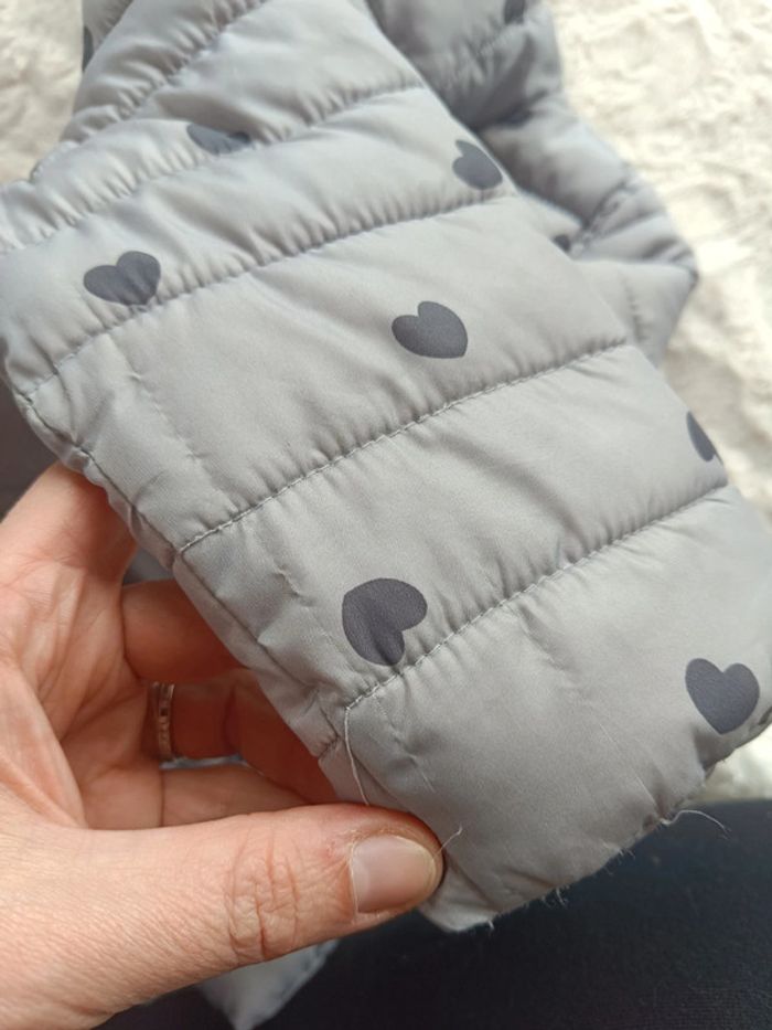 Blouson manteau doudoune avec capuche Fille 18 mois cœur Kiabi - photo numéro 10