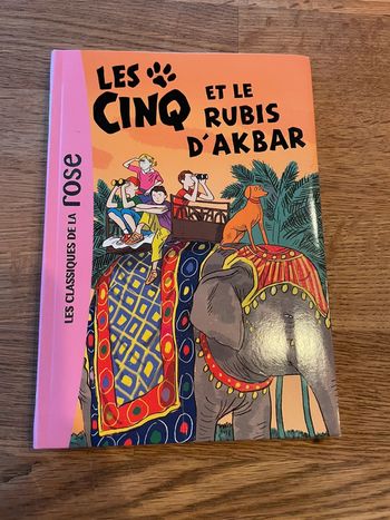 Livre La bibliothèque Rose Le club des cinq et le rubis d’Akbar