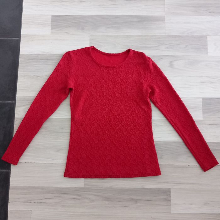 Pull femme rouge taille 38