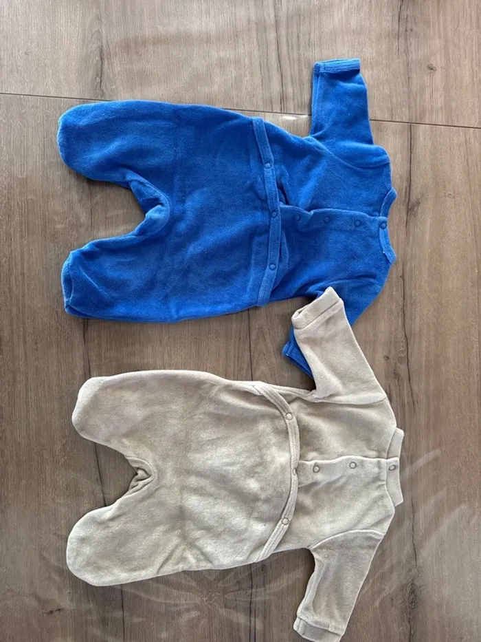 Pyjama velours naissance - photo numéro 2