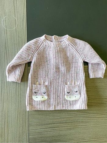 Robe pull licorne Primark taille 3-6 mois 
