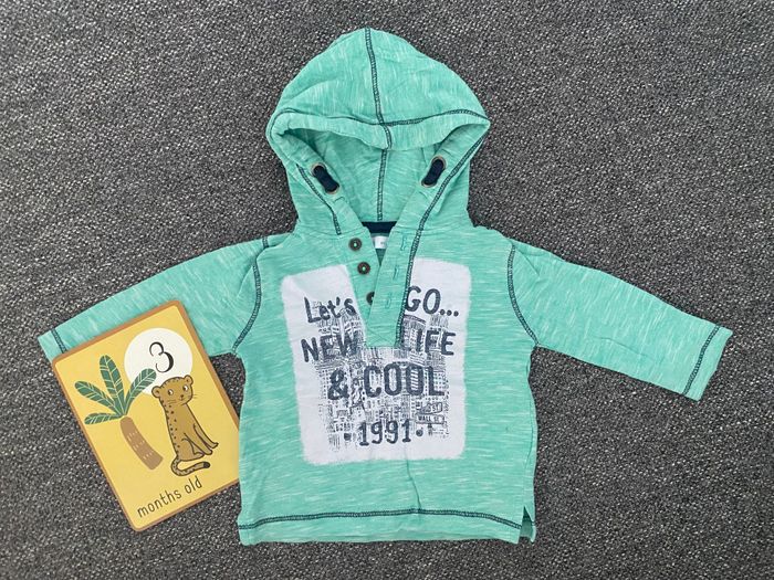 T-shirt manches longues - 3 mois