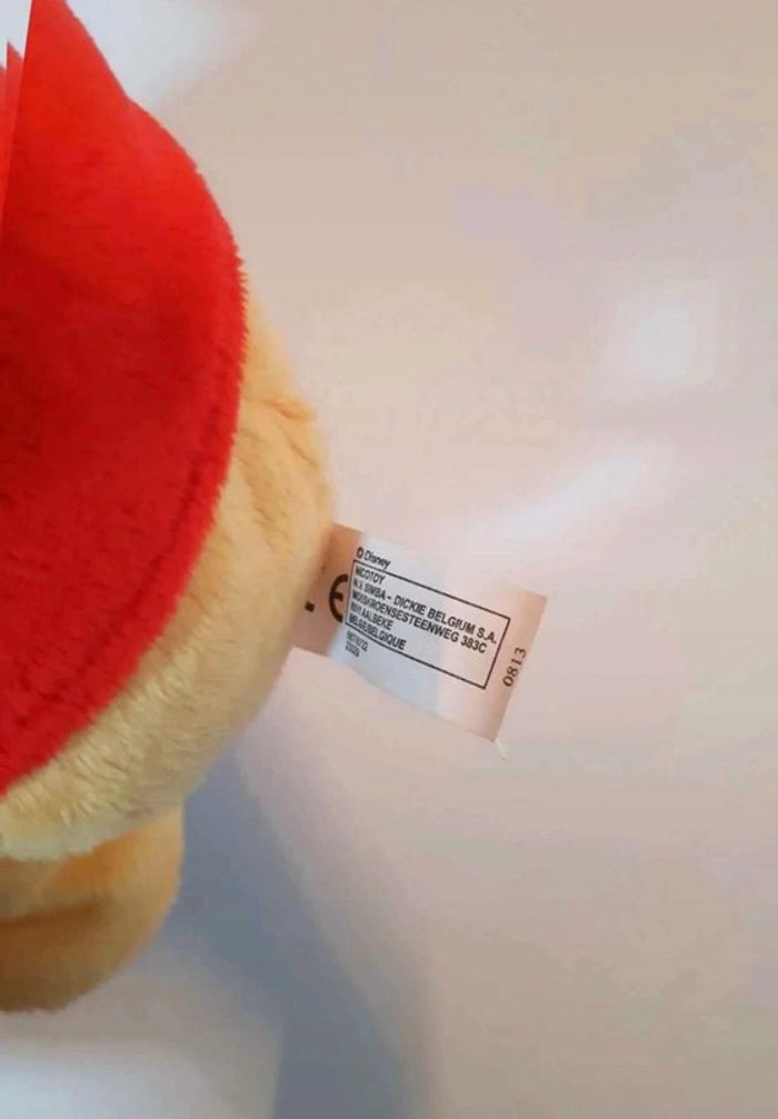 Peluche winnie disney nicotoy - photo numéro 3