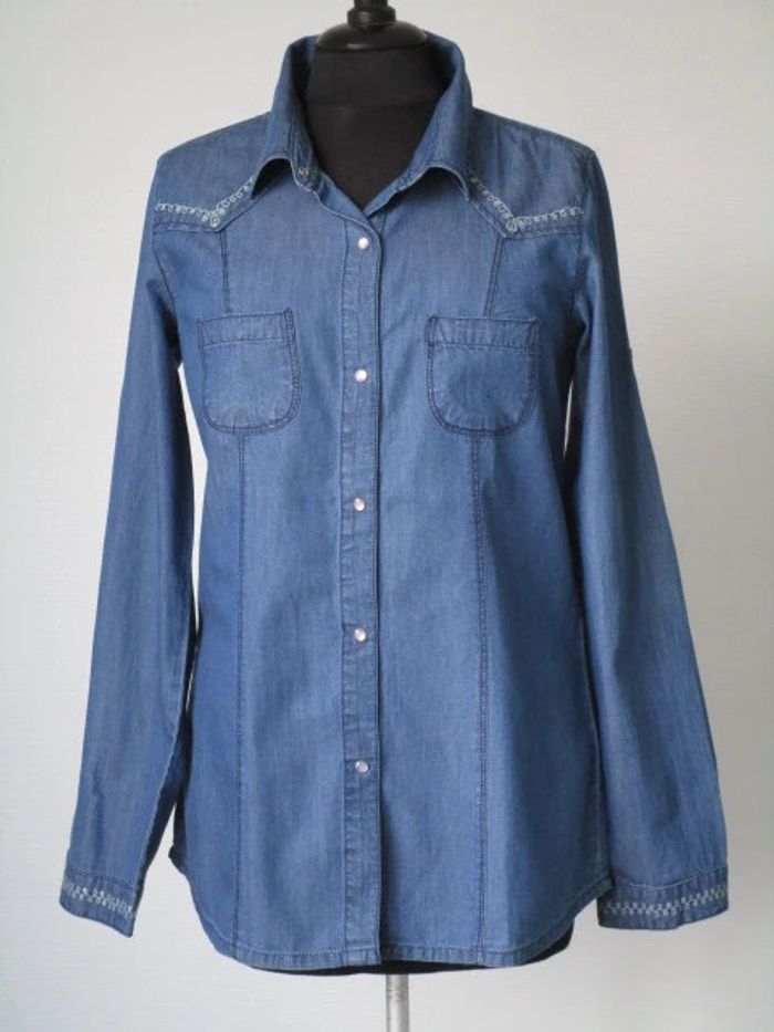 Chemise jean bleu Jac Jac 36 NEUVE - photo numéro 2