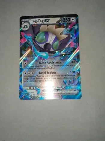 Maxi carte Pokémon Tag-Tag GX – Carte jumbo – Très bon état