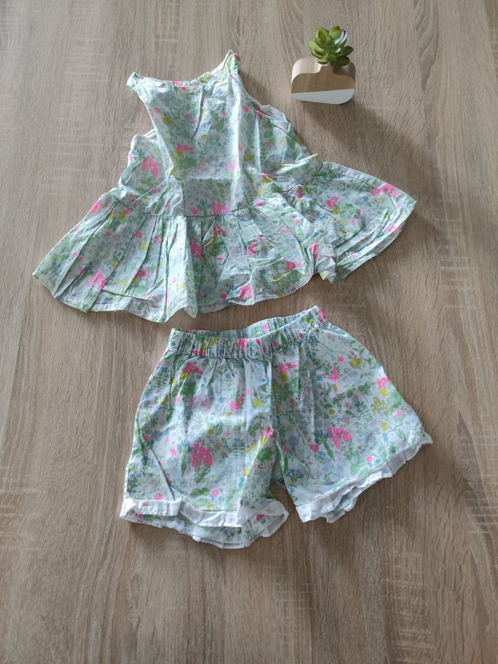 Ensemble short blouse liberty