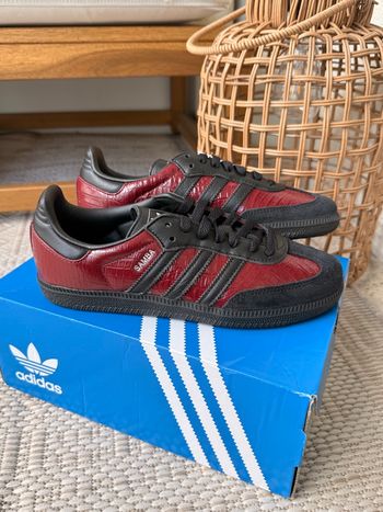 Adidas Samba OG - Rouge foncé et noir - Taille 38