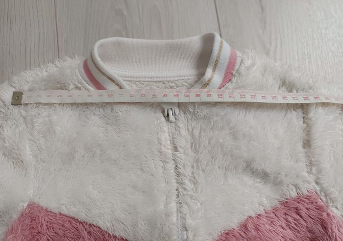 Gilet chaud DPAM 5 ans – blanc et rose tout doux 🩷🤍 - photo numéro 7