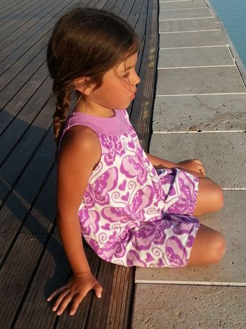 Robe + bandeau  papillon