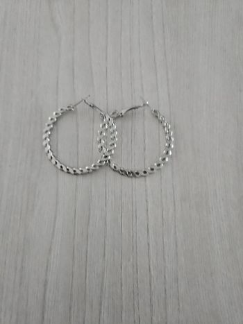 Boucle d'oreille anneaux moyen