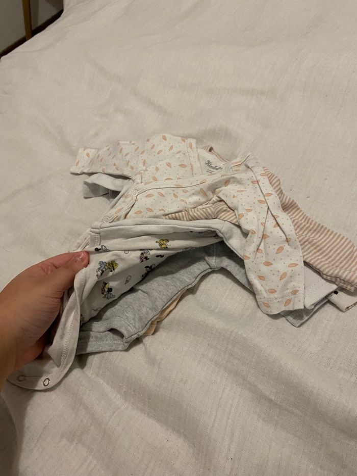 Lots 0-1 mois filles Bodie manche longue et manche courte - photo numéro 8