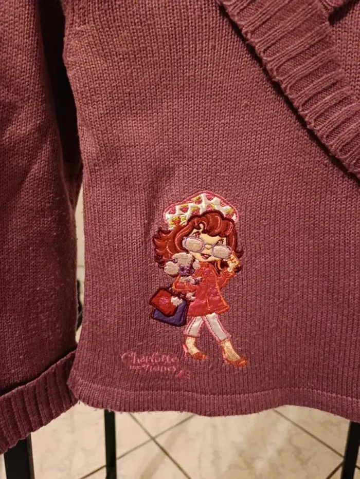 Pull fille "Charlotte aux fraises" - photo numéro 2