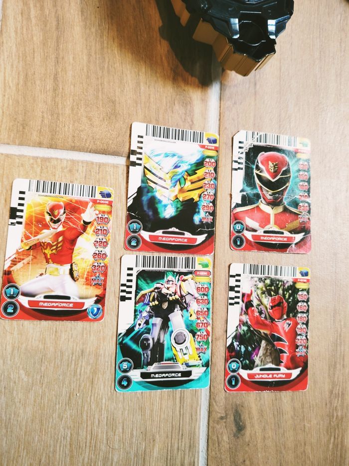 🙅Power rangers super megaforce morpher lecteur de cartes interactif sons et lumières - photo numéro 5