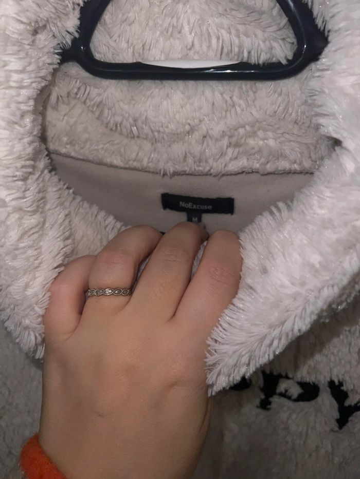 Pull Sweat en pilou pilou tout doux hiver col montant bien chaud taille M 38 - photo numéro 5