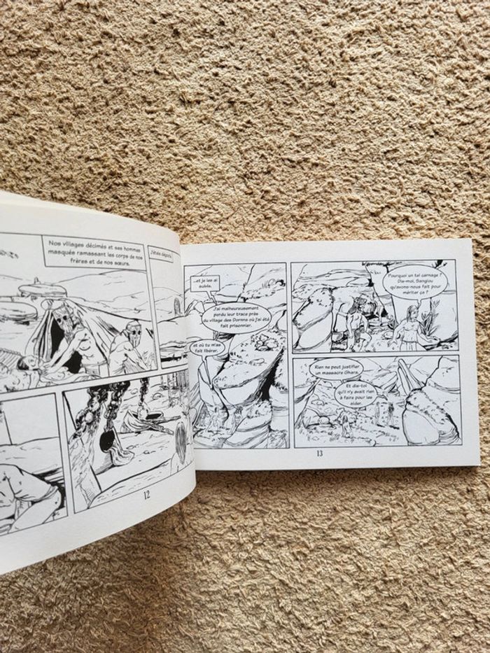 Lot de 2 BD Sathaden Tome 1 Le rite de passage et Tome 2 Le temple du corbeau - photo numéro 14