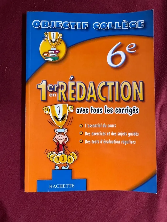 Livre 1er en rédaction 6ème