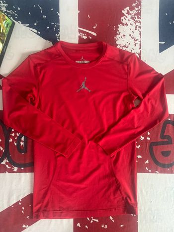 T-shirt manche longue sport Jordan rouge taille xs imprimé jordan