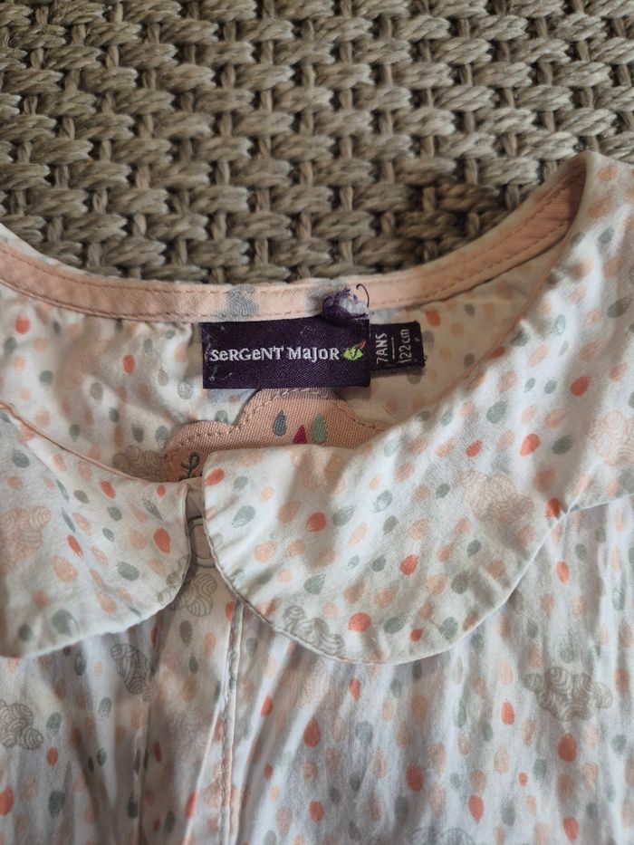 Lot de 2 chemises manches longues à fleurs fille - 8 ans - photo numéro 10