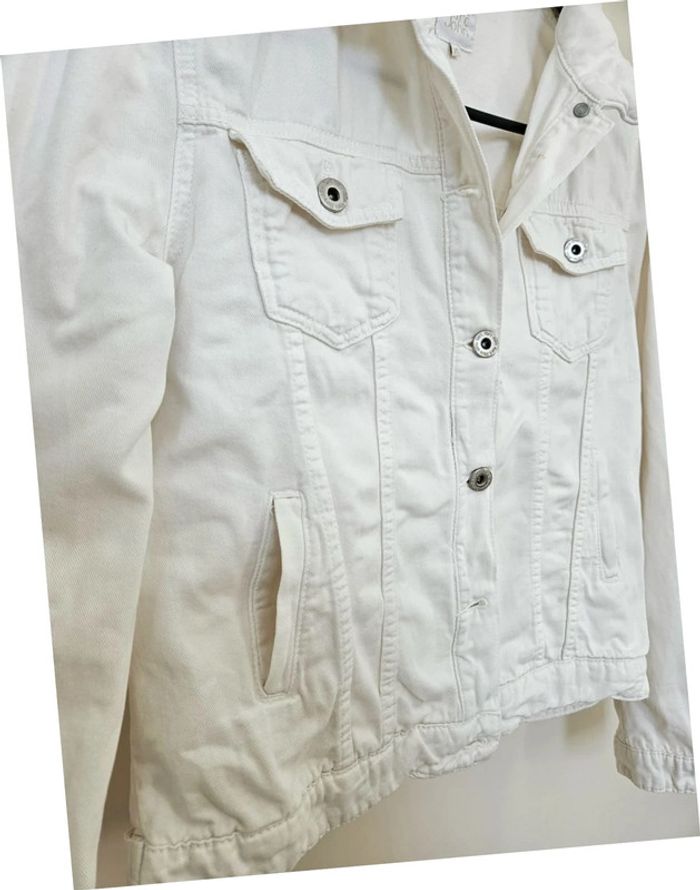 Veste en jean blanche Karl Marc John taille XS - photo numéro 6