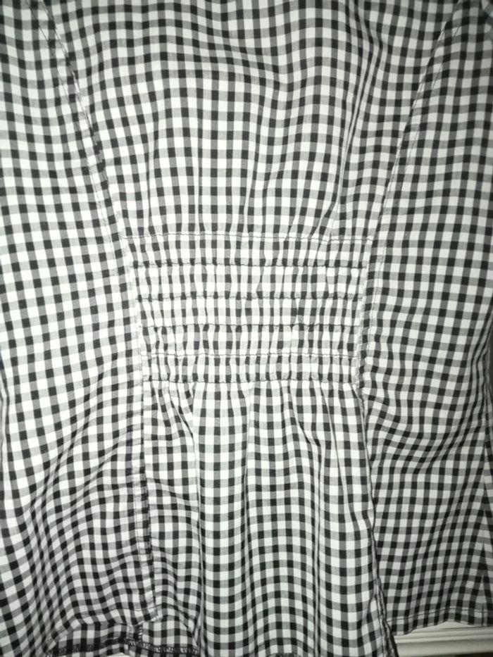 Chemise / top / blouse vichy et col jabot by Morgan taille 36 comme neuve - photo numéro 13