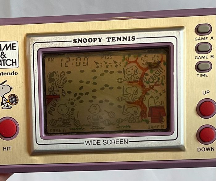 Console jeu Nintendo Game and Watch Snoopy Tennis vintage - photo numéro 3