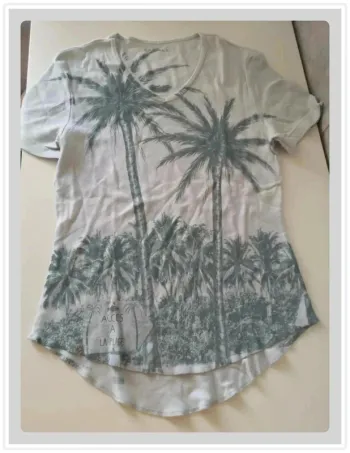 Caroll – Tee-shirt imprimé palmiers – Taille 38