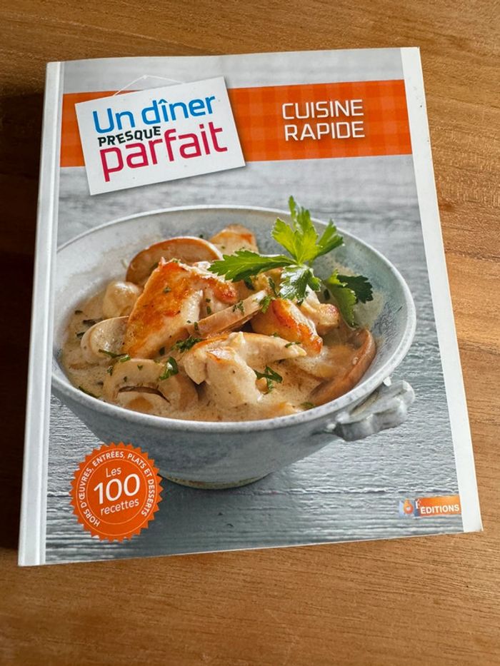 Livre de cuisine Un dîner presque parfait