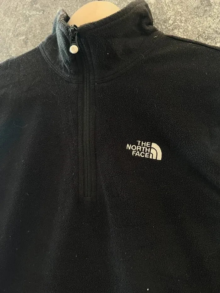 Polaire noire sans manches homme The North Face taille M chaleco gilet pile ärmellose Fleece Herren - photo numéro 2