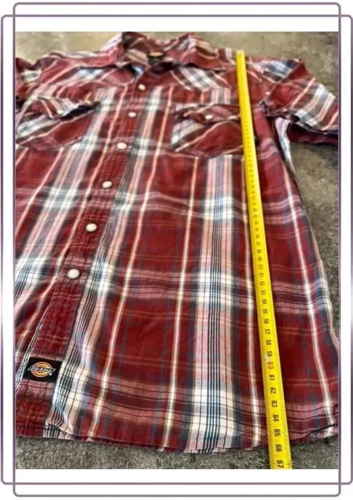 Chemise manches courtes été homme Dickies taille M Men shirt Herrenhemd Camicia uomo - photo numéro 5