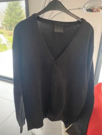 Gilet homme noir Couture