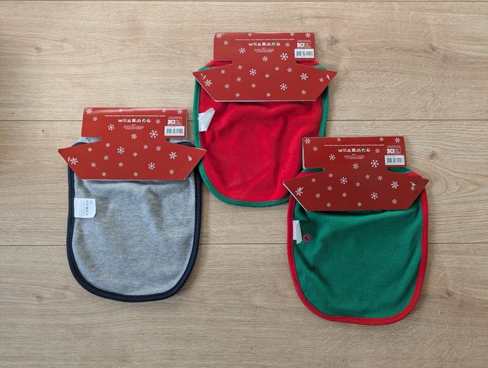 Lot de 3 bavoirs de Noël - photo numéro 2