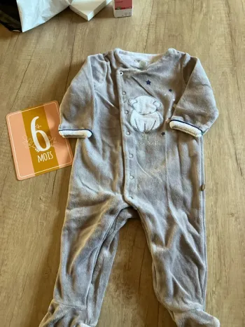 Pyjama velour 6 mois garçon